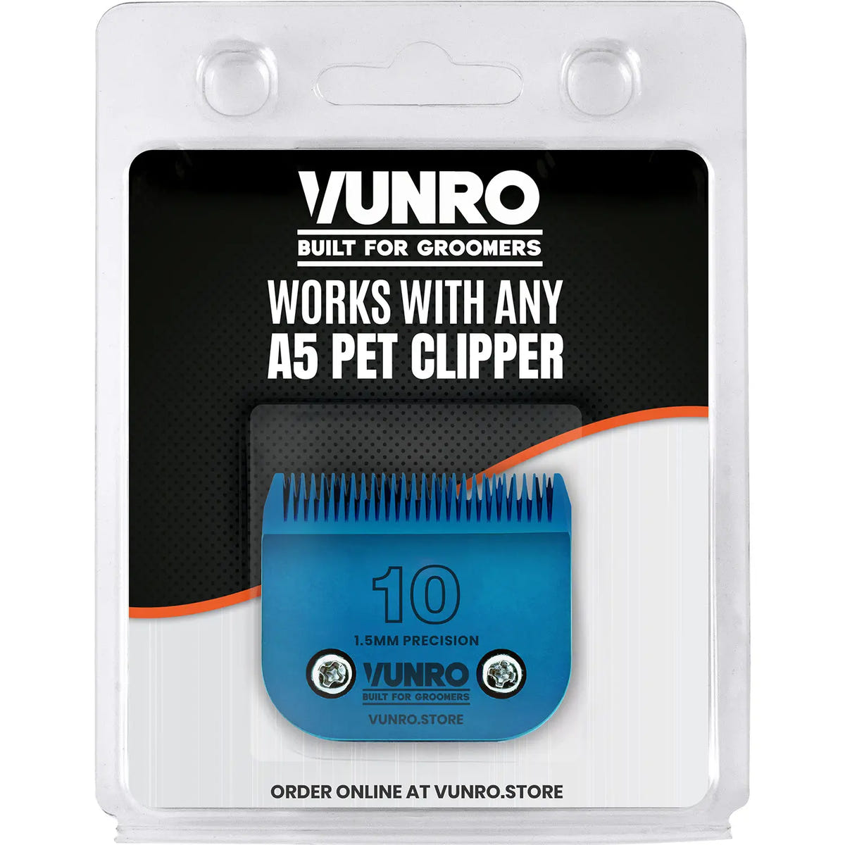 #10 Blue Steel Dog Clipper Blade (1.5 mm) by VUNRO