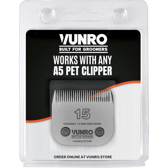 Full Set of Ceramic Clipper Blades with SuperZirconia Cutters by VUNRO